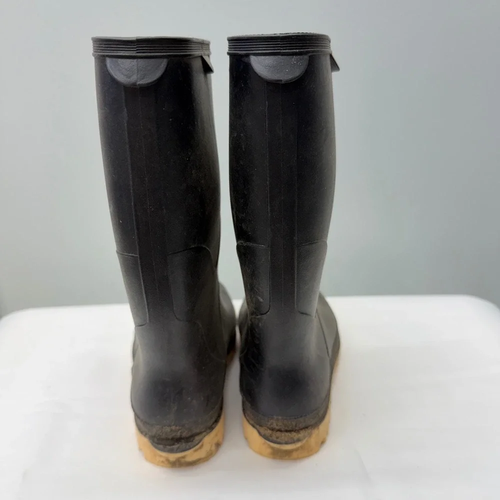 Weather Stars by Tingley Kids Black Rubber Rain Boots Size 3 Waterproof Mud Boot
